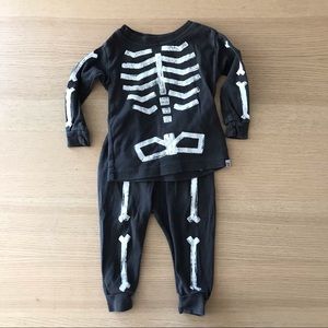 Glow in the dark Skeleton pajamas